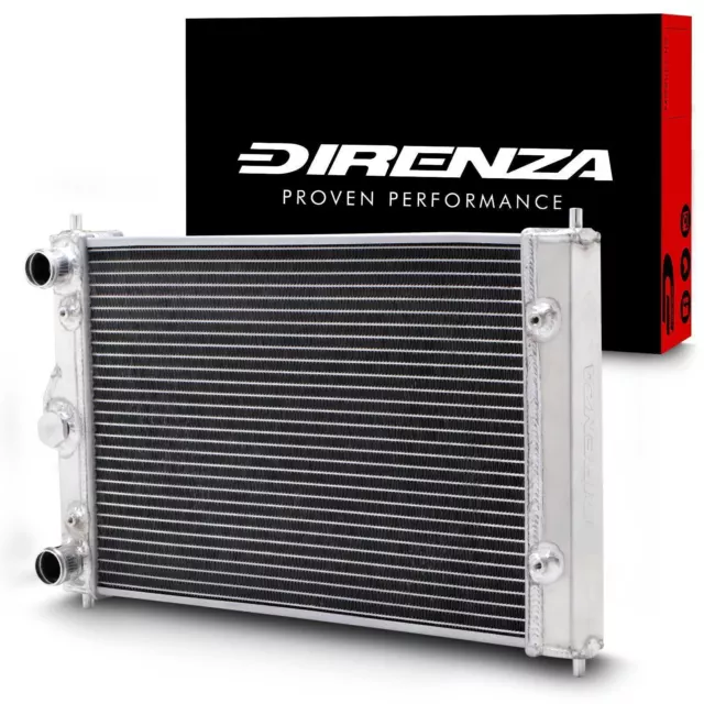 DIRENZA 40mm ALLOY SPORT RACE RADIATOR RAD FOR VW POLO 86C 1.3 G40 COUPE 82-94