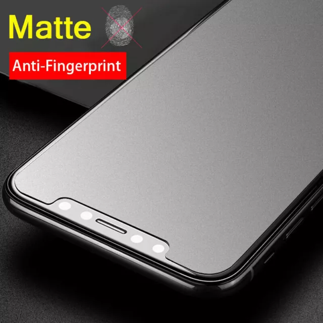 Matte Anti-Glare Tempered Glass Screen Protector For iPhone 11 Pro XR XS MAX 8 7