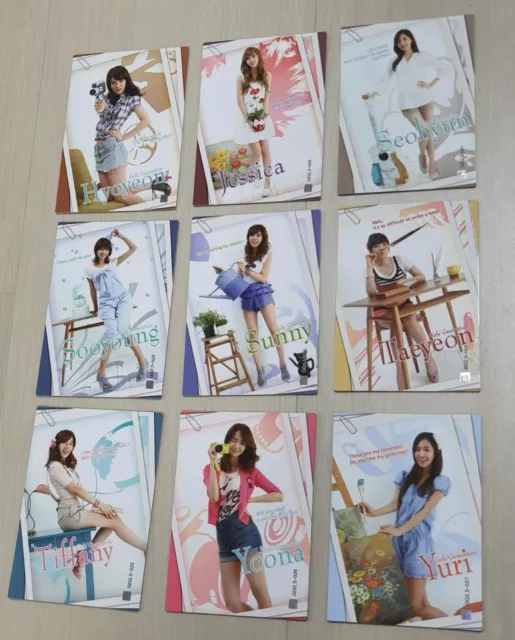 SNSD Girls Generation Star Card Season 2.5 Matte Rare Set Taeyeon Jessica Yoona+