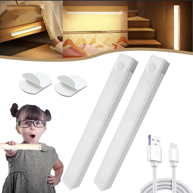 PUNCH-FREE SMART SENSOR Magnetic Rechargeable LED Lights Sensor Light ...