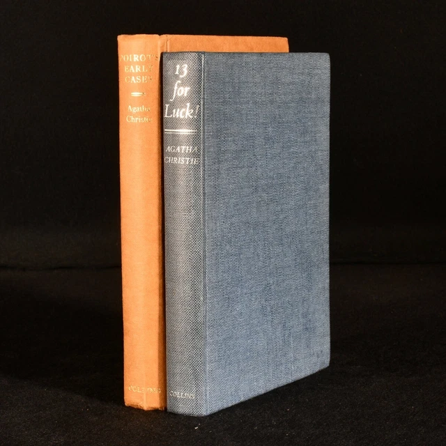 1966-74 2VOLS AGATHA Christie Poirot's Early Cases 13 For Luck! First