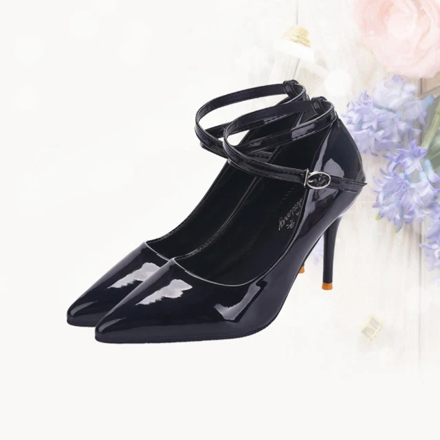 High-heeled Shoesa Buckle Straps Pumps Clear Pumps Women Heels Heeles High Heel 11