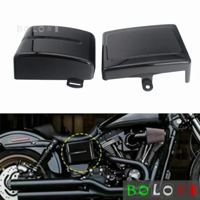 Battery Side Covers For Harley Dyna FXD FXDC FXDB FXDL FXDF Wide Glide 2006-2017
