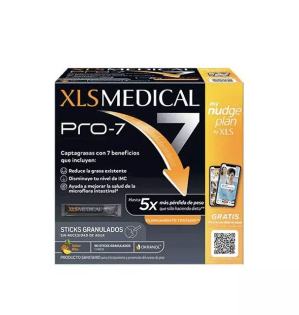 Xls Medical PRO 7 - 90 sticks -Sabor Piña( No Envio A Canarias)