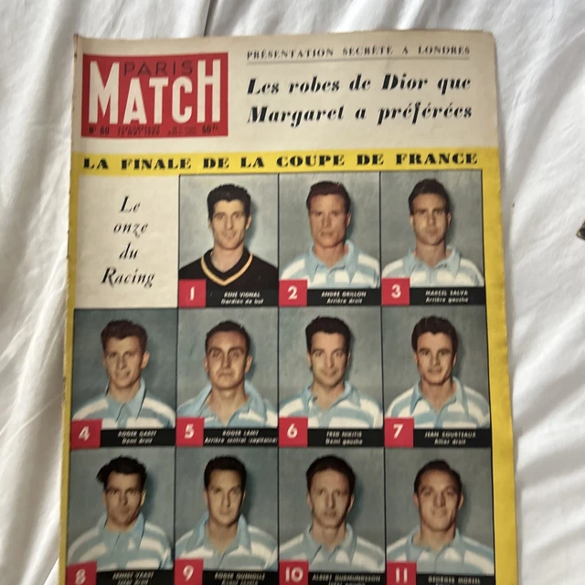 Ticket Finale Coupe De France 1959 - Le Havre Vs Sochaux (rejouée), Très Mauvais état Collector