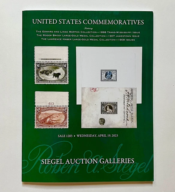 April 2023 Robert Siegel Auction Catalog United States Commemoratives Sale #1283