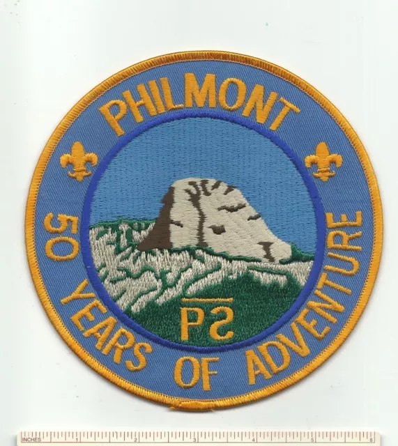 Do Scout Bsa 1988 Philmont Ranch Base Camp 50Th Anniversary Jacket Patch Nm Ha !