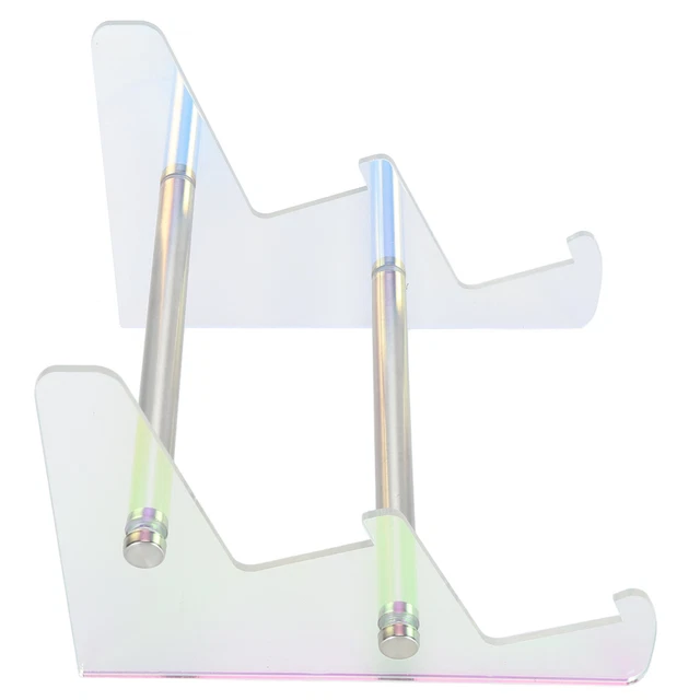 Supporto Tastiera In Acrilico Trasparente - 43x15x3 Cm, Ergonomico, Antiscivolo, Per PC E Ufficio - Foto 5