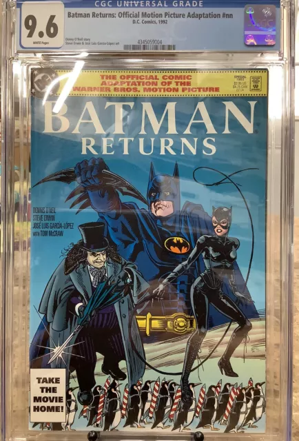Batman Returns: Official Movie Adaptation #nn CGC 9.6 DC 1992 Comic Book