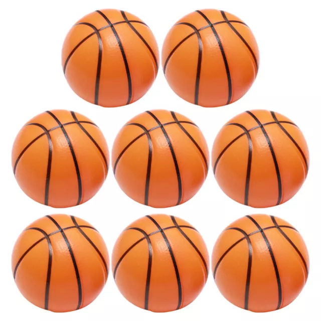 8 Pcs Basketball-Stressball Schaum Schwammkugel Kinderspielzeug Schaumkugel