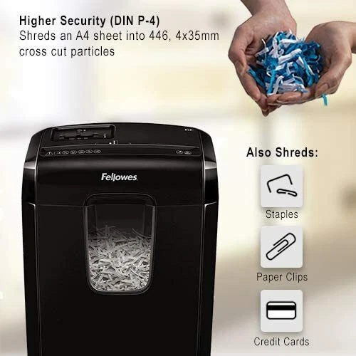 Fellowes Powershred Personal 8C Personal 8 Sheet Cross Cut Paper Shredder