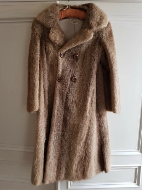 Veste En Fourrure De Ragondin - Marque Lilli Kretzschmar - Taille 38/40 - Occasion Très Bon état