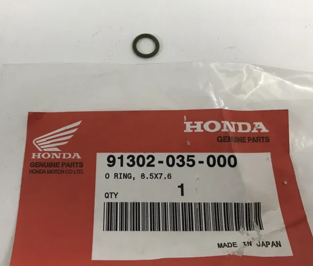 O Ring 8.5x7.6 Honda NOS : 91302-035-000
