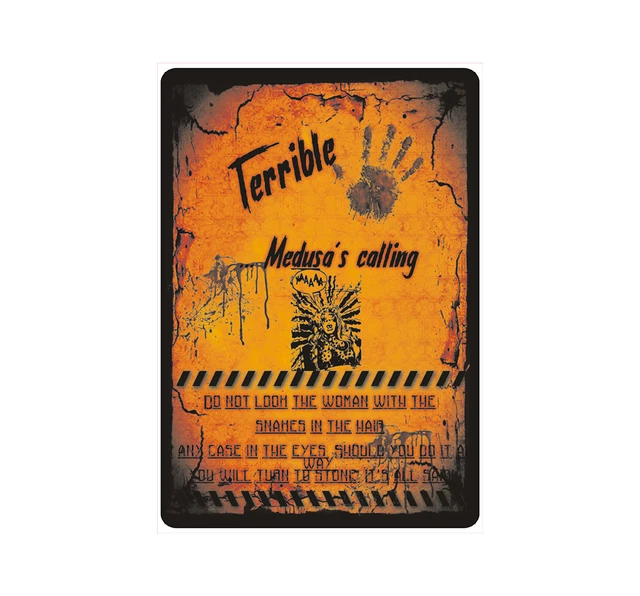 PANNEAU PANNEAU D'INDICATION indication "Terrible Medusas Calling