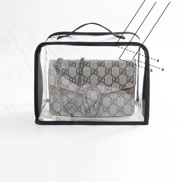 Moisture-proof Dust-proof Storage Bag Transparent Travel Bag  Women Men
