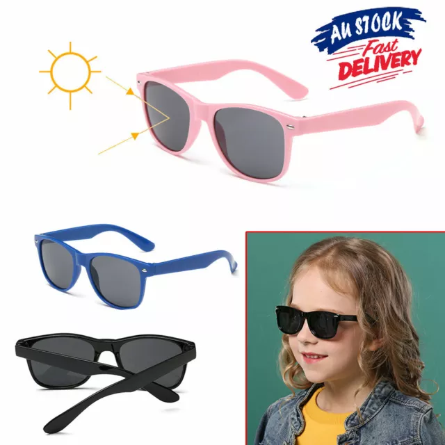 UV400 Outdoor Boys Toddler Children Fashion Sunglasses Girls Frame Kids Baby