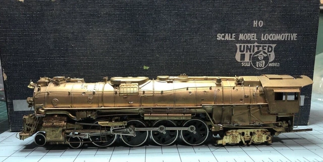 United PFM HO Brass Santa Fe 4-8-4 Locomotive - Untested