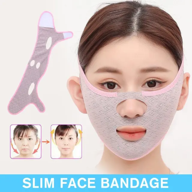 SMALL V-FACE LIFTING Tightening Double Chin Plastic Saggi GX Anti Bandage  N7Y5 $7.49 - PicClick AU