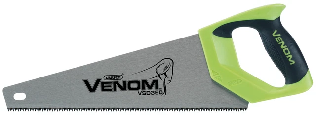 Draper 82198 First Fix Draper Venom&#174; Seghetto cassetta degli attrezzi a doppia terra 350 mm