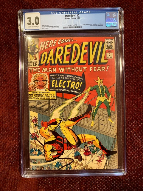 Daredevil 2 (1964) Marvel Comics CGC 3.0 Fantastic Four, Electro