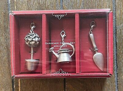 Pottery Barn Gardender Charms Set Of 3 Boxed