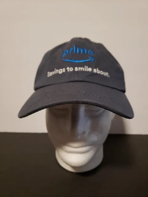 Amazon Prime Savings To Smile About Blue/Gray Cap Hat Adjustable OSF