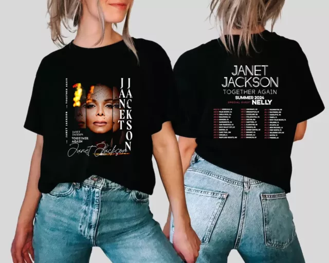 2024 Tour Janet Jackson Together Again T-Shirt, Fans Shirt