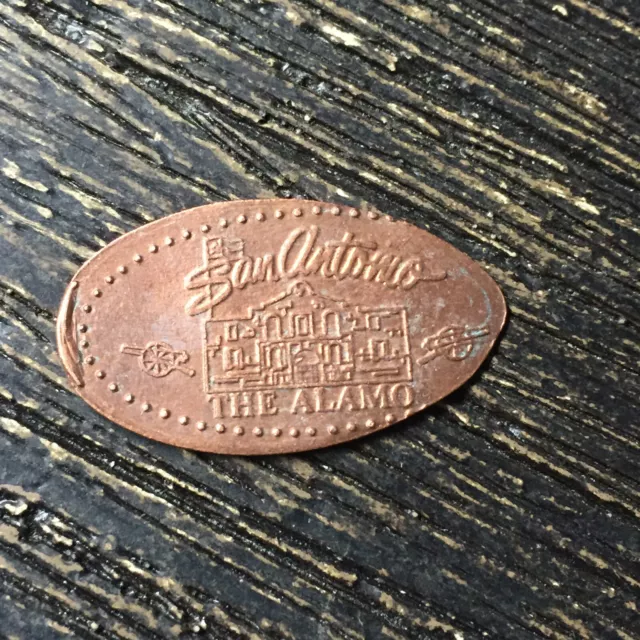 San antonio the alamo Pressed smashed elongated penny P9489