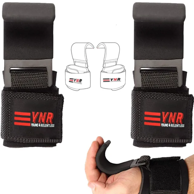 Weight lifting hooks , Lifting, Wrist Straps, Wrist Support Gym Training