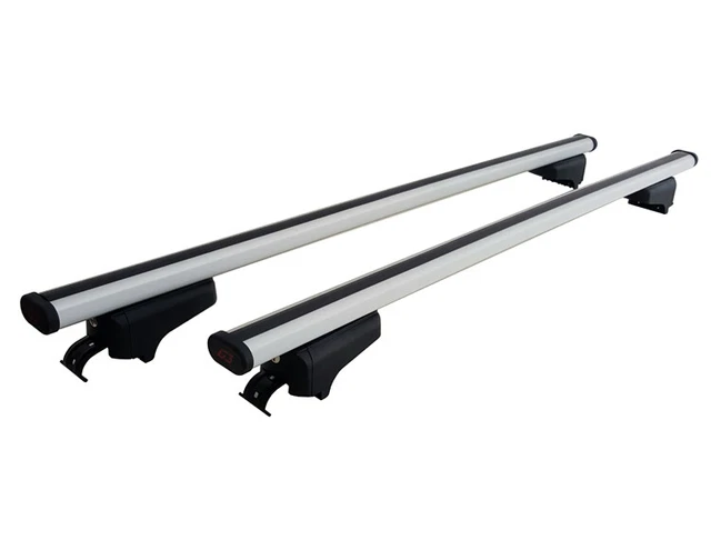 Barres De Toit ACE-3 Pour BMW Série 5 F10 (2010-2017) - 2 Barres Aluminium Noir - Porte-Bagages, Max 75 Kg