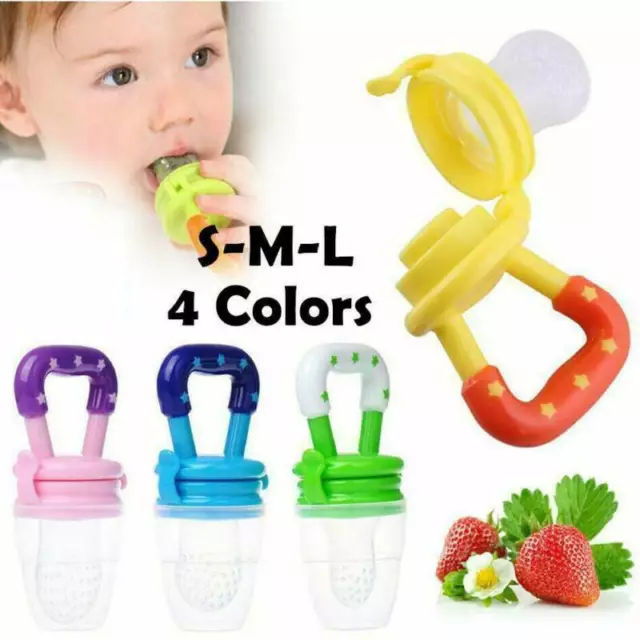 Baby Feeding Pacifier Food Fruits Feeder Dummy Soother Weaning Nipple Supplement