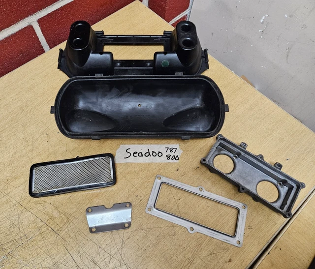 SEADOO 787 800 OEM AIR INTAKE SILENCER BOX HOUSING ARRESTER w/ BRACKET ...
