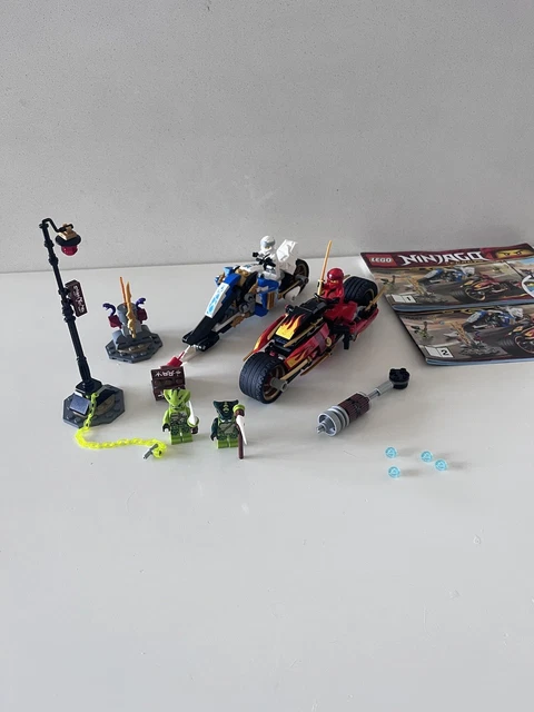 LEGO NINJAGO 70667 Kai's Blade Cycle & Zane's Snowmobile Complete $58. ...