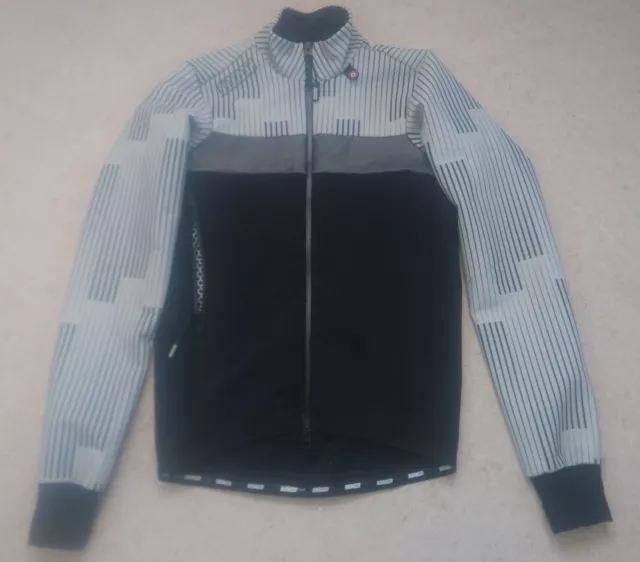 BioRacer Spitfire Tempest Sublime Weiß/Grau/Schwarz Fahrradjacke Winter Herren S