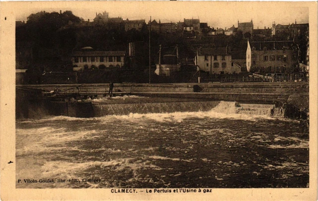 CPA CLAMECY - The Pertuis and the Gas Factory (293255)