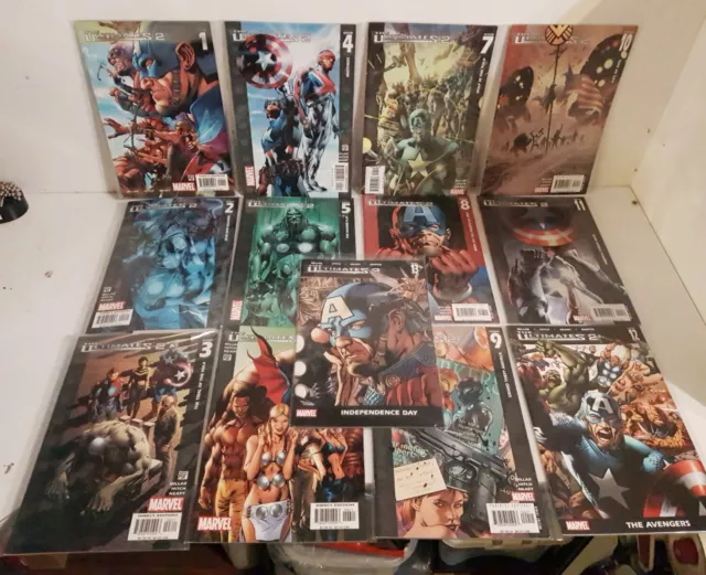 Marvel Comics The Ultimates 2 Set #1-13 VGC