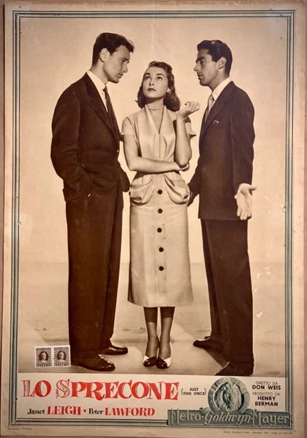 LO SPRECONE Lobby Card Fotobusta originale Leigh,Peter Lawford