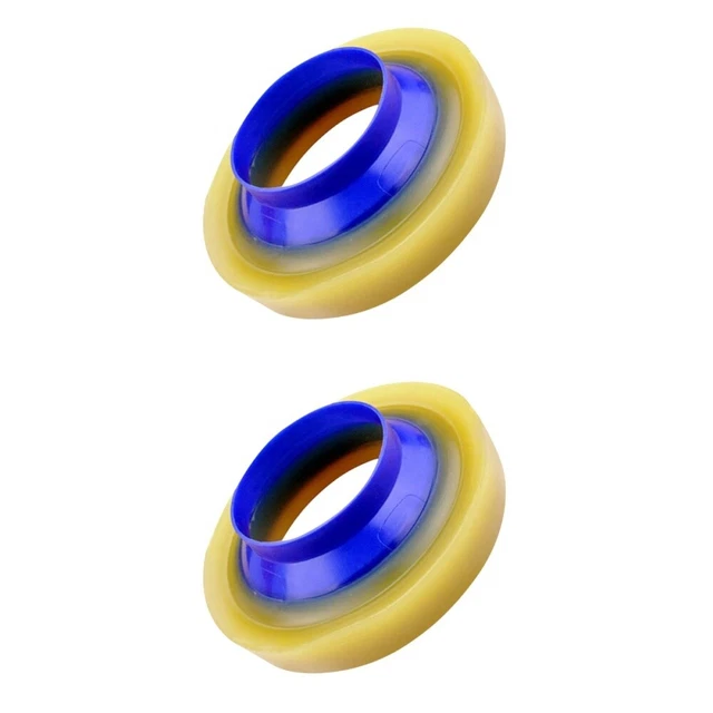 2 Count Polymer Oily Colloid Toilet Flange Sealing Ring Bowls Wax