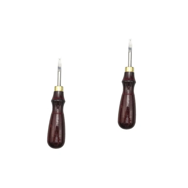 2 Pack Leather Stitching Tools Skiver Cutting Tool Doitool Peeling