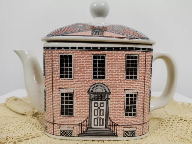 Vintage Carlton Ware Teapot Mansion House Decorative Teapot Collectable Rare