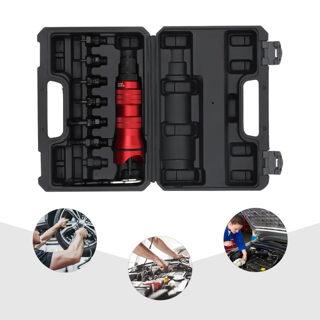 Outil à Riveter Professionnel - 6 Mandrins M3-M10 - 60 écrous Inclus - Étuie Transport
