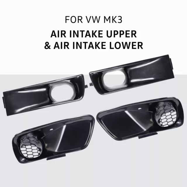 Lufteinlass-Set für Front Euro Stoßstange VW Golf Cabriolet MK3 GTI VR6 TDI CL