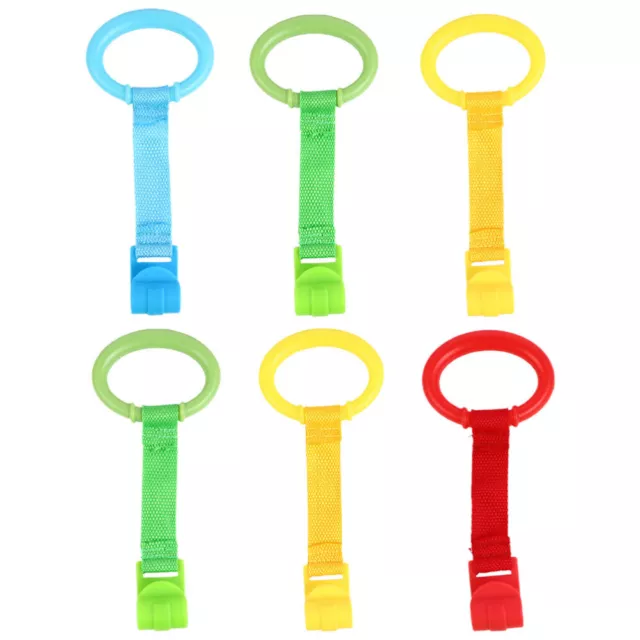 6 Pcs Ring Ziehen Ringe Für Babybetten Spielbett Werkzeug Laufstall