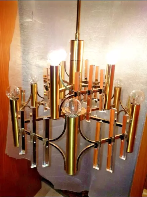 Stilkronen Chandelier 9 Lights Inalterable Gold Plated 1970