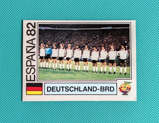 Deutchland-BRD Germany - Espana 82 - World Cup Story Panini Sticker