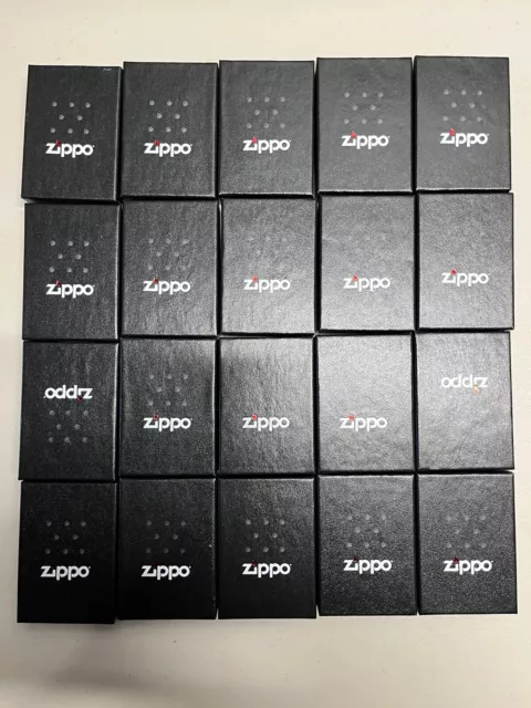 Lot Of 20 Set  Zippo Lighter Empty Box With Warranty, Box Only