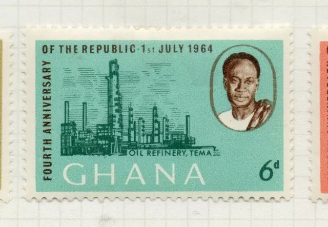 Ghana 1964 Early Issue Fine Mint Hinged 6d. NW-167955