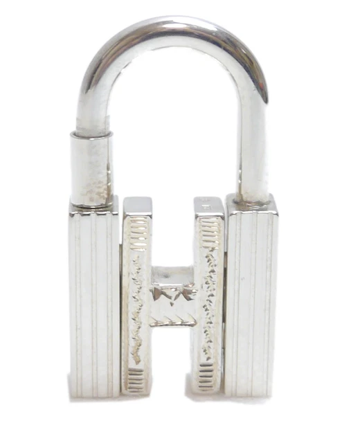 Véritable Porte-clés Chaîne HERMES Argent Sterling - Vintage #4535