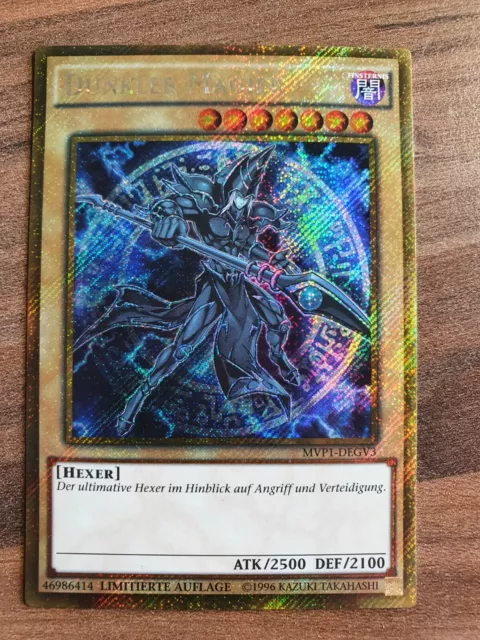 Yu-Gi-Oh! MVP1-DEGV3 Dunkler Magier Gold Rare NM 1st Ed