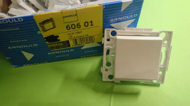 Arnould ESPACE 60601 - Interrupteur Va et Vient Espace Arnould - Vente à l'unité